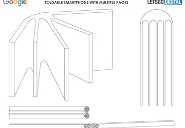 Google opatentował składany smartphon-książkę z kilkoma ...