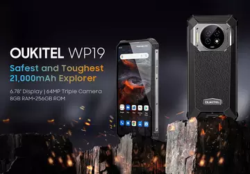 Oukitel WP19: wytrzymały smartfon z baterią ...