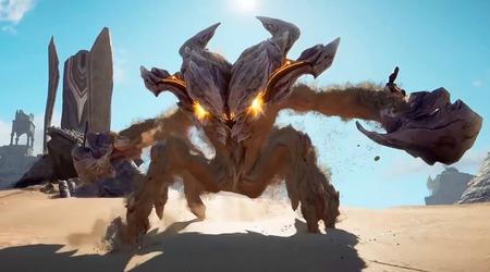 Potężna magia, niebezpieczne potwory i rozległa pustynia w szczegółowym zwiastunie gry Atlas Fallen - action-RPG od twórców The Surge