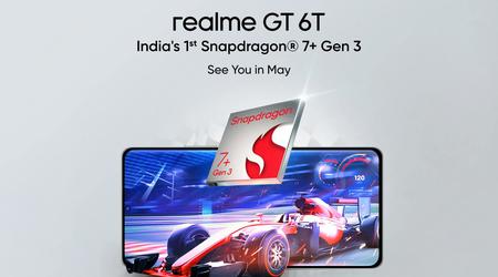To już oficjalne: realme GT 6T z układem Snapdragon 7+ Gen 3 zadebiutuje w maju