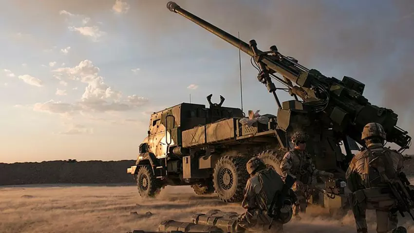 Brytyjskie media po raz pierwszy pokazały relację o pracy instalacji artyleryjskich CAESAR na Ukrainie