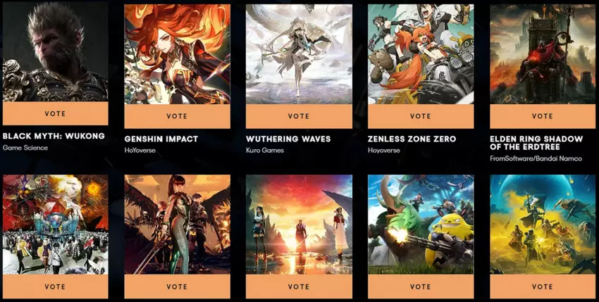 Rozpoczęła się druga runda głosowania w kategorii "Wybór graczy" na The Game Awards 2024