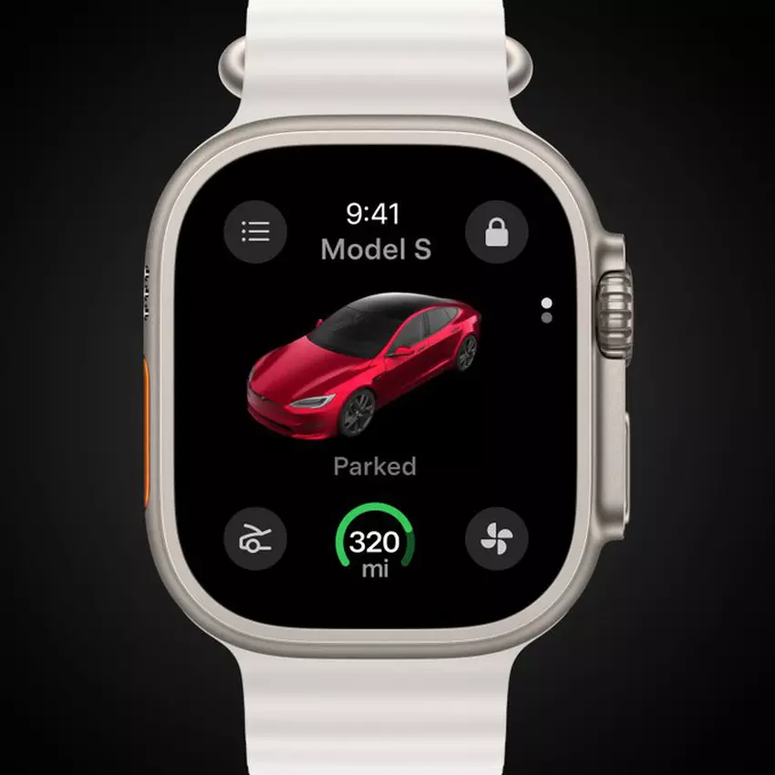 Tesla App на Apple Watch