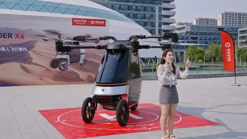 Latający motocykl Kuickwheel Skyrider X6