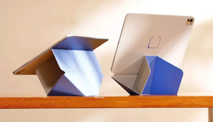 Origami XXI wieku: zaprezentowano Dynamic Folio, niezwykłe etui na iPada, które pozwala zamontować tablet w ponad dwudziestu pozycjach