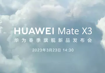 Potwierdzone: składany smartfon Huawei Mate X3 ...