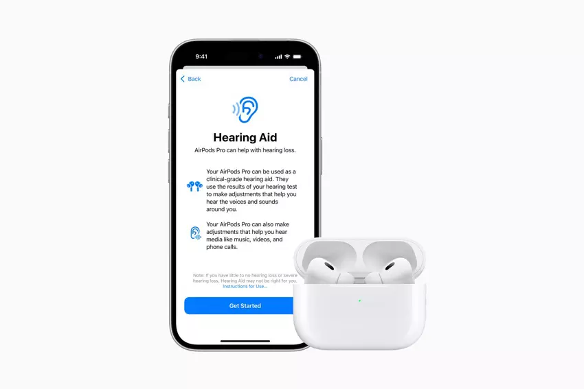 Funkcja aparatu słuchowego w słuchawkach AirPods Pro 2 jest już dostępna w Wielkiej Brytanii