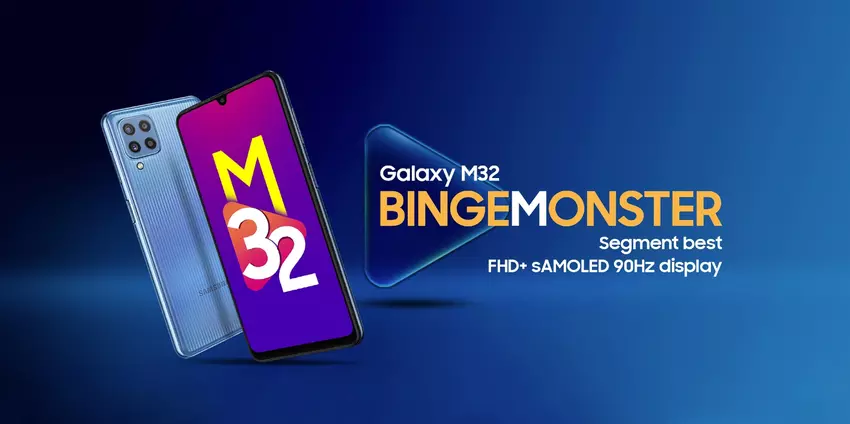 Samsung Galaxy M32: ekran AMOLED przy 90 Hz, układ MediaTek Helio G80 i bateria 6000 mAh za 200 dolarów