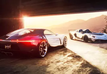 Dwa luksusowe prototypy Bugatti i Lamborghini: ...