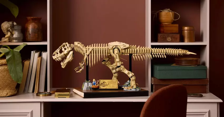 Wyciągnij portfel: Lego prezentuje zestaw z 90-centymetrowym szkieletem T-Rexa z Jurassic World