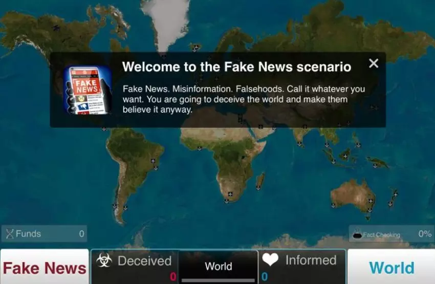 W Plague Inc. teraz można zniszczyć ludzkość za pomocą fałszywych internetowych wiadomości. 