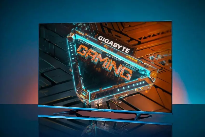 Gigabyte zapowiedział 54,6-calowy monitor do gier AORUS S55U 4K 120 Hz z systemem operacyjnym Android