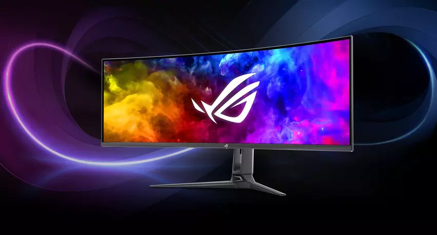 ASUS ROG Swift OLED PG49WCD z zakrzywionym ekranem OLED 144 Hz zadebiutował w Europie