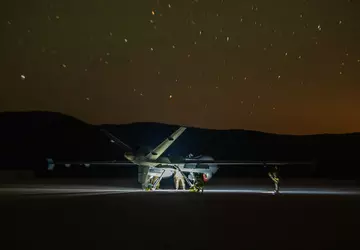 MQ-9 Reaper po raz pierwszy wylądował ...