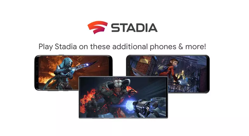 Teraz nie tylko Pixel: smartfony Samsung, ASUS i Razer otrzymała wsparcie chmurowej usługi gier Google Stadia 