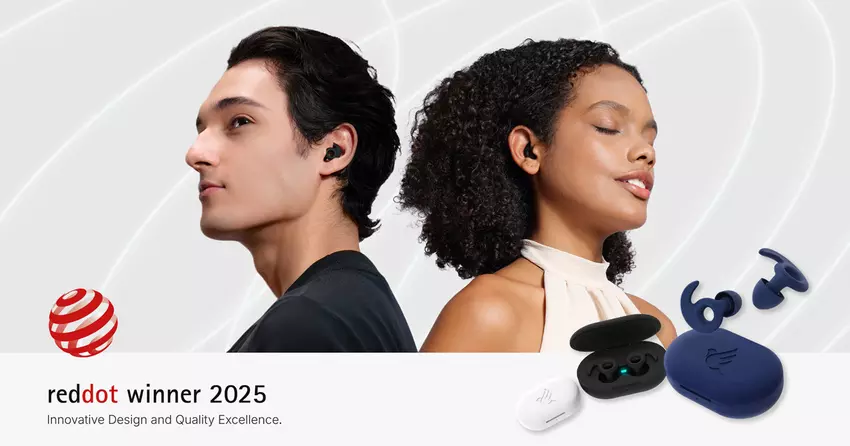 Zatyczki do uszu Welove otrzymały prestiżową nagrodę Red Dot Design Award 2025