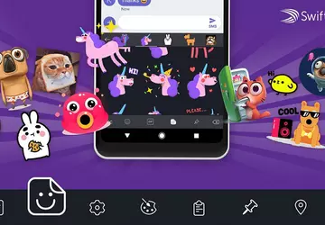 W SwiftKey dodaje naklejki i animacje
