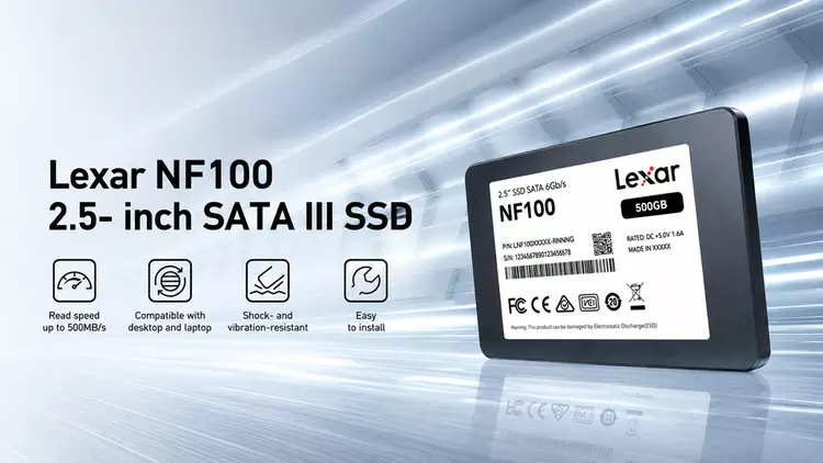 Lexar NF100: Klasyczne dyski SSD SATA ...