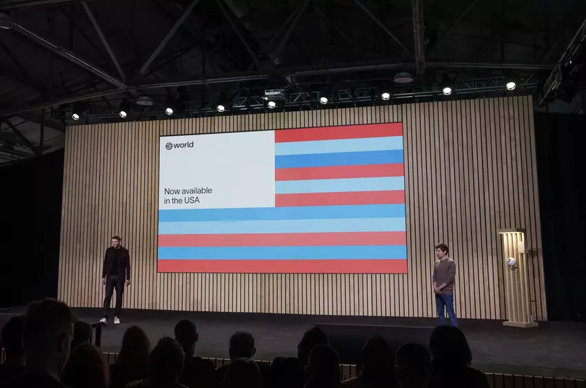 Skanowanie oka w celu uzyskania tokenów WLD