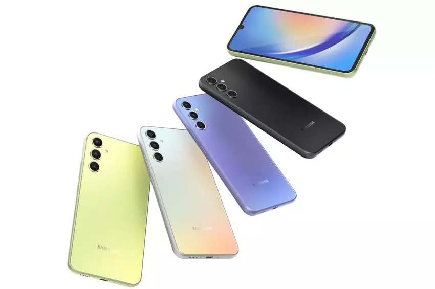 Samsung Galaxy A34 zaczął otrzymywać nowe oprogramowanie w krajach europejskich