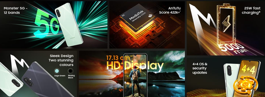 Kluczowe cechy Samsung Galaxy M06 5G