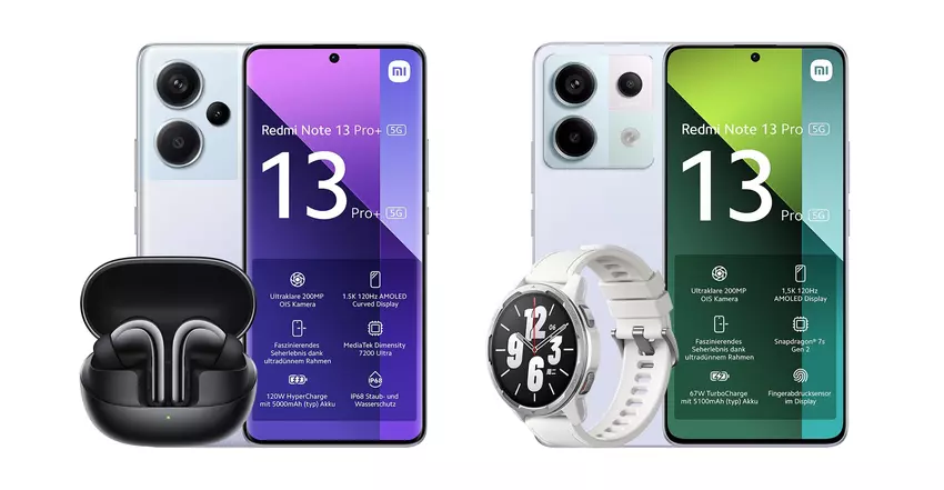 Seria smartfonów Redmi Note 13 będzie sprzedawana w Europie wraz z Xiaomi Buds 4 Pro, Xiaomi Watch S1 Active i Xiaomi Smart Band 8