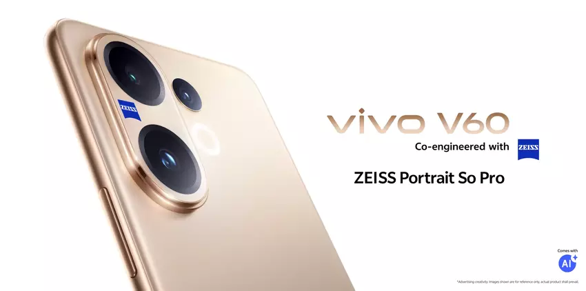 Vivo zaprezentowała V60 — nowy smartfon średniej klasy z naciskiem na fotografię
