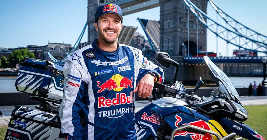 Sam Sunderland przed wyścigiem Race Around the World