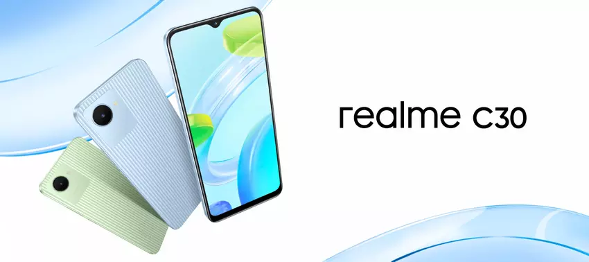 Prezentowany budżetowy smartfon Realme C30 z baterią 5000 mAh i ceną 100 USD