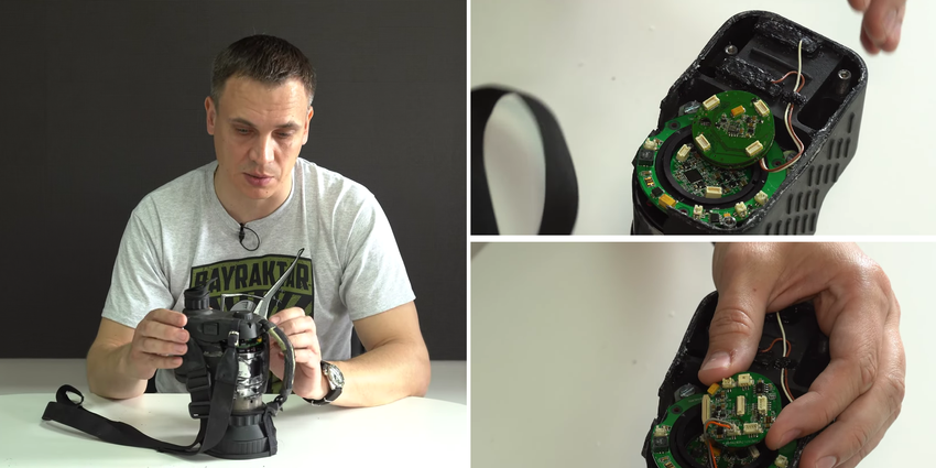 W „pierwszej całkowicie rosyjskiej” kamerze termowizyjnej „Sych-3” znaleziono obce elementy (wideo demontaż)