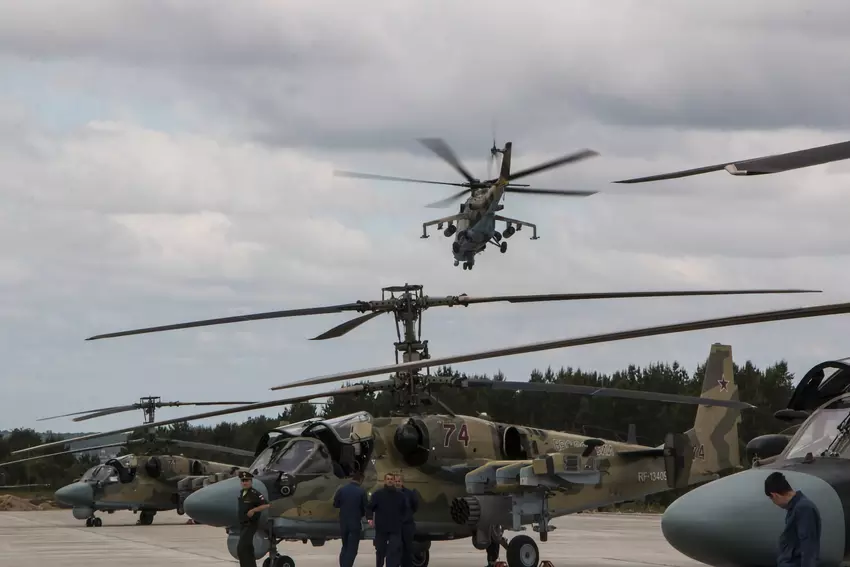 AFU zaatakowało lotniska, na których stacjonowały rosyjskie śmigłowce Ka-52, Mi-28 i Mi-8