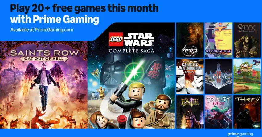 Majowy łup dla graczy: Amazon rozdaje ponad 20 wspaniałych gier za darmo w Prime Gaming