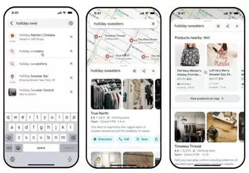 Mapy Google pomagają znaleźć prezenty świąteczne ...