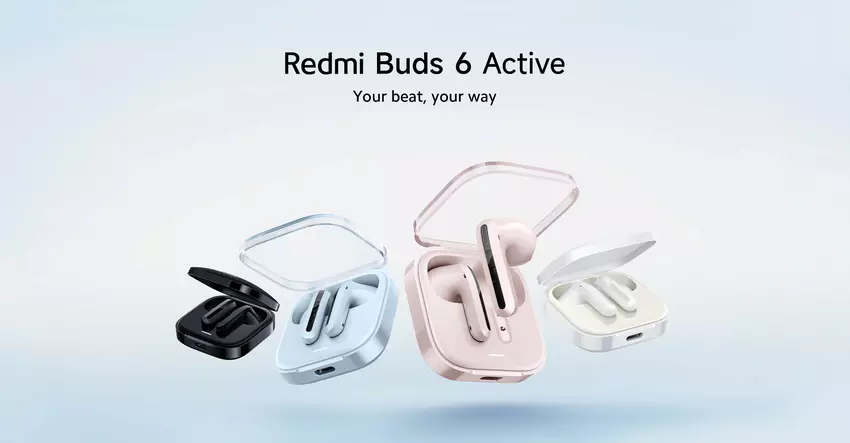 Redmi Buds 6 Active z Bluetooth 5.4, trybem niskiego opóźnienia dźwięku i do 30 godzin pracy na baterii zadebiutowały na całym świecie
