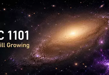 IC 1101: Największa galaktyka wszechświata pochłania ...