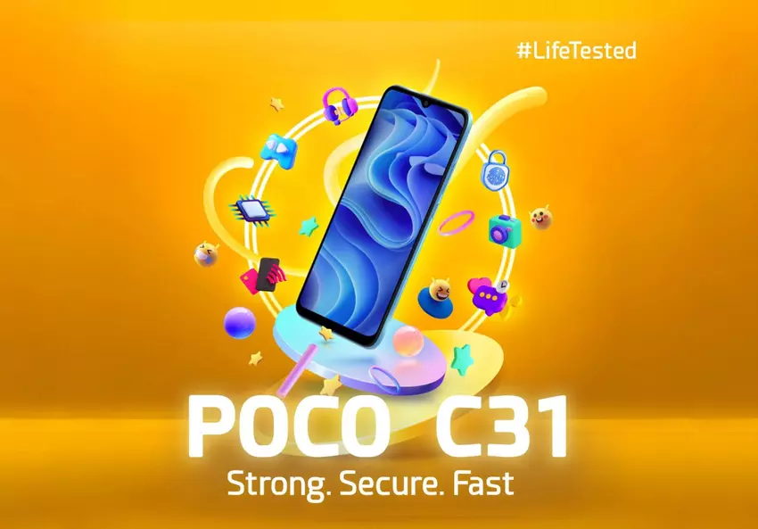 POCO C31 zaprezentowany: 6,5-calowy ekran IPS, MediaTek Helio G35 chip i 120 dolarów tag cena