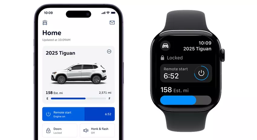 Volkswagen dodała obsługę smartwatchów do myVW: funkcje zdalne samochodu teraz dostępne z nadgarstka