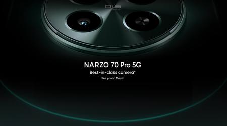 To już oficjalne: realme zaprezentuje Narzo 70 Pro 5G z głównym aparatem Sony IMX890 50 MP w marcu.