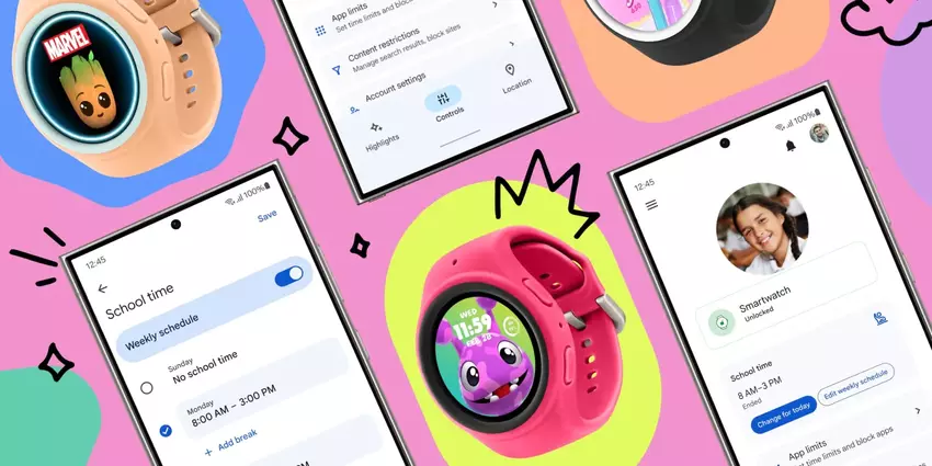Samsung ogłasza nową funkcję dostosowywania Galaxy Watch dla dzieci za pomocą Google Family Link