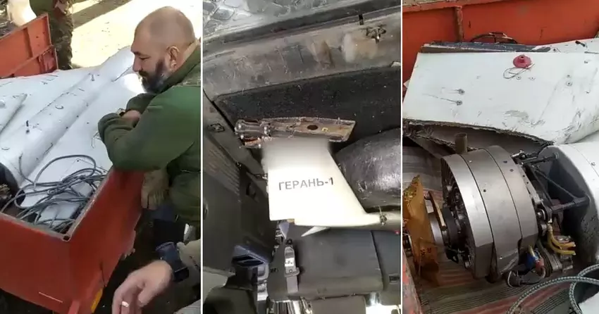 AFU przechwyciło drona kamikaze Shahed-131 - mniejszą wersję Shahed-136 o wadze 135 kg, z głowicą 15 kg i zasięgiem wyrzutni 900 km.