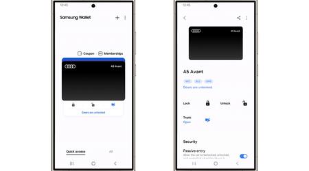 Samsung Wallet zamienia smartfony Galaxy w cyfrowe kluczyki do samochodów Audi