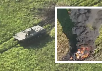 Ukraiński dron FPV wleciał do wnętrza ...