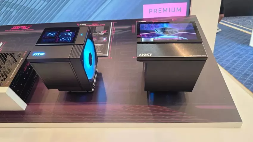 Chłodnica procesora MPG CoreFrozr z ekranem LCD