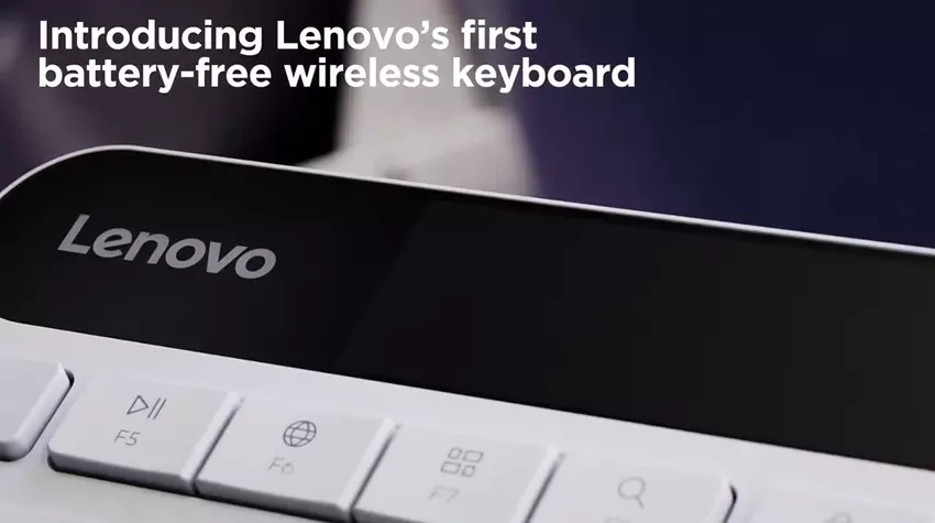 Lenovo zaprezentowała swoją pierwszą klawiaturę na panelach słonecznych, jej system zasilania jest unikalny