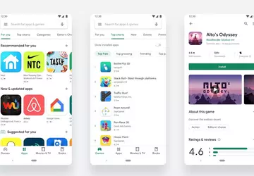 W Google Play znacząco poprawili nawigację