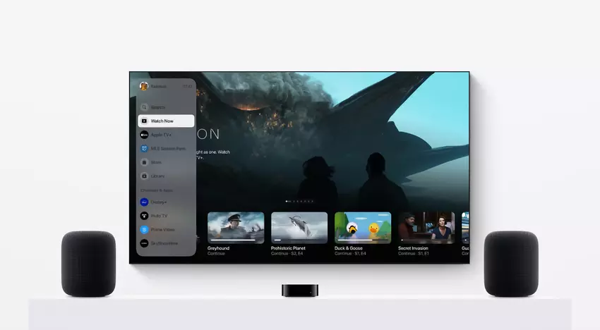 Apple ogłosiło stabilną wersję tvOS 17.2 ze zaktualizowaną aplikacją Apple TV