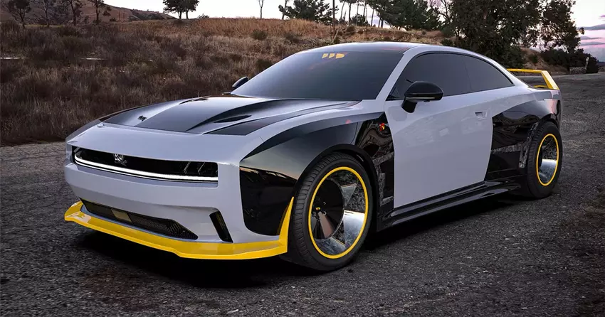 Elektryczny Dodge Charger Daytona otrzymał swój pierwszy zestaw Widebody