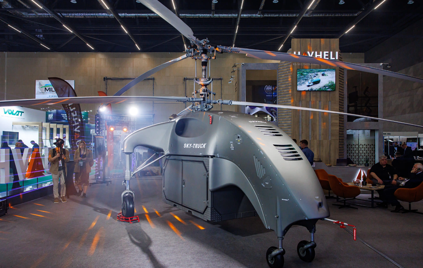 W Białorusi opracowano i zaprezentowano drona towarowego SKY-TRUCK