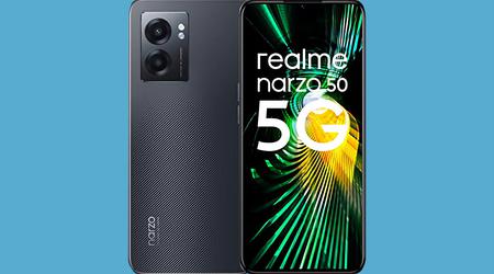 realme Narzo 50 z ekranem 90 Hz, układem Dimensity 810, baterią 5000 mAh i NFC jest w sprzedaży na Amazonie za 129 euro (30 euro taniej).