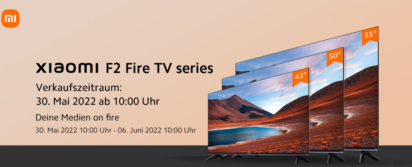 Telewizory Xiaomi TV F2 4K są prezentowane w Europie